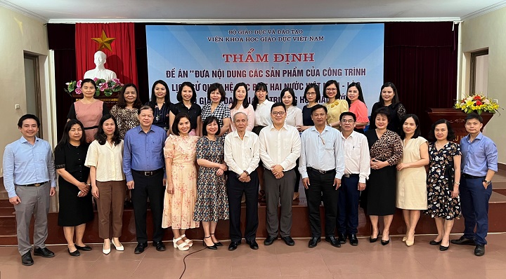 Thẩm định bộ sản phẩm Đề án “Đưa nội dung các sản phẩm của công trình lịch sử đặc biệt Việt Nam – Lào, Lào – Việt Nam vào giảng dạy tại các trường học của hai nước”